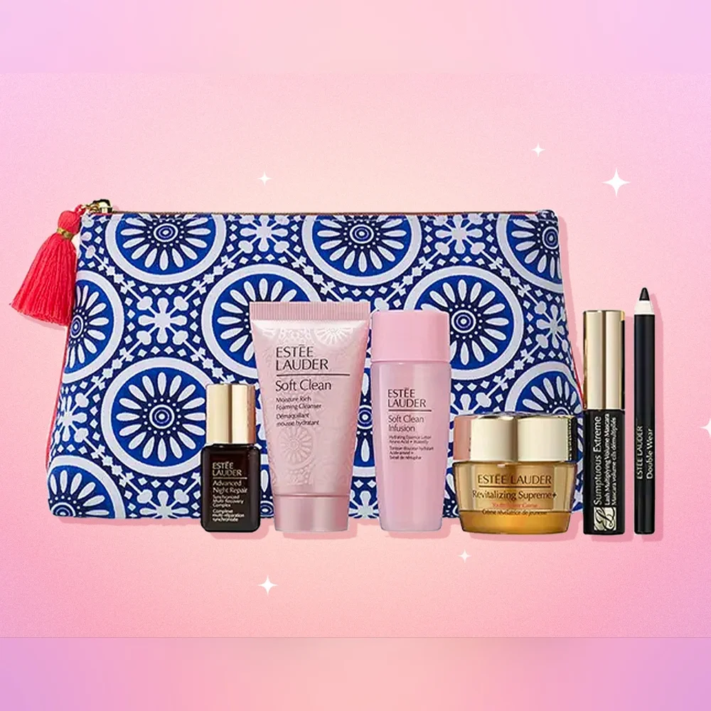 New Estée Lauder Supreme + Eye Makeup Kit Makeup Bag New Sealed - Picture 1 of 5